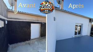 Photo de galerie - Peinture façade et sol