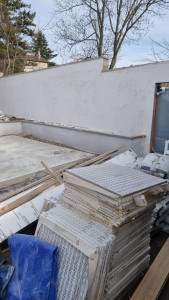 Photo de galerie - Degrossissage d'un ancien mûr