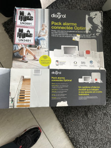 Photo de galerie - Installation pack alarme diagral 