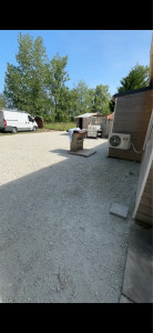 Photo de galerie - Création d’une cour en gravier 0/20. 