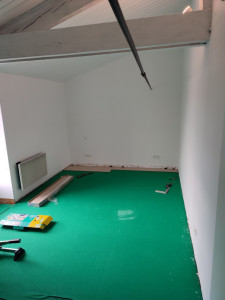 Photo de galerie - Pose de parquet - Revêtement de sol