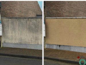 Photo de galerie - Crépi un mur