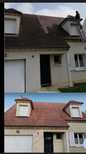 Photo de galerie - Nettoyage et traitement , avant / après . 