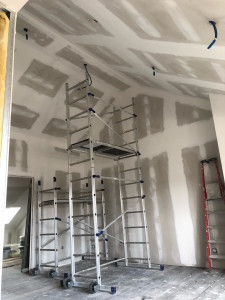Photo de galerie - Placo + bande en enduit 