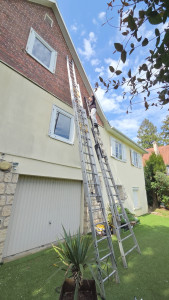 Photo de galerie - Peinture des cache moineaux et reparetion 