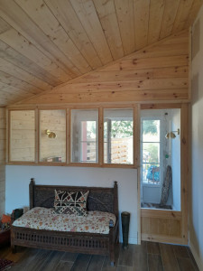 Photo de galerie - Fabrication et agencement d'une pièce à vivre 