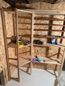 Photo de galerie - Création espace de rangement 