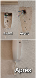 Photo de galerie -  changement de interphone 