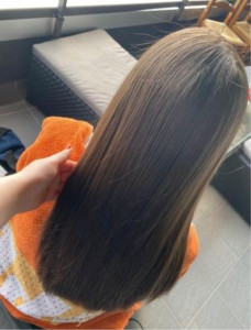 Photo de galerie - Après lissage brésilien 