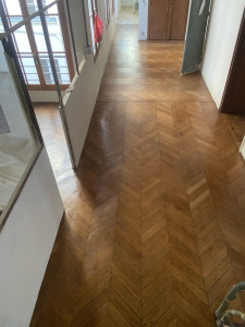 Photo de galerie - Pose de parquet - Revêtement de sol