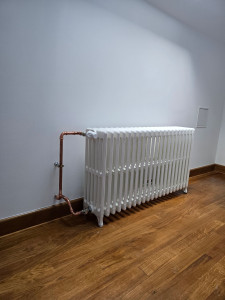 Photo de galerie - Installation radiateur en fonte, mon dieu que c'est lourd ?