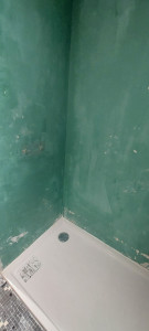 Photo de galerie - Pose platine de robinetterie douche 