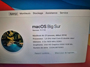 Photo de galerie - Et oui même Mac n'a aucun secret pour moi mise à jour et remplacement du disque par un 512 Go