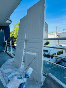 Photo de galerie - Peinture porte 