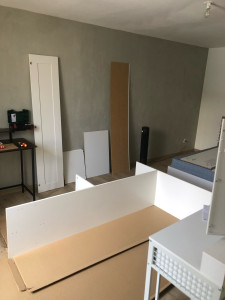 Photo de galerie - Assemblage armoire 3 portes IKEA