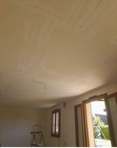 Photo de galerie - Ouverture des fissures et rebouchage des fissures 