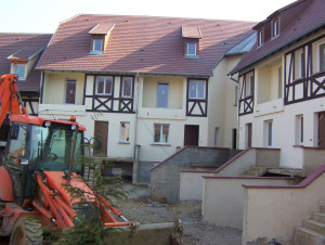 Photo de galerie - Habitat en copropriété horizontale sur l'emplacement d'un ancien corps de ferme