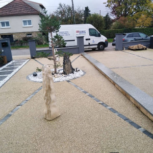 Photo de galerie - Reilise des terrasses en béton désactivé 