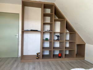 Photo de galerie - Création dressing sur mesure 