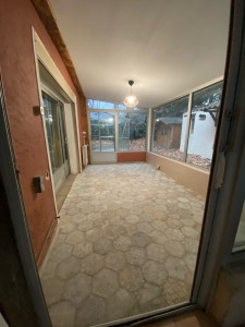 Photo de galerie - Pose carrelage à six côtés