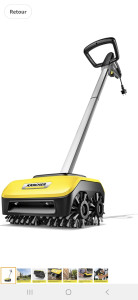 Photo de galerie - Nettoyeur terrasse avec rouleaux spéciaux pour le lavage des surfaces en bois. 
modèle kärcher PCL6 