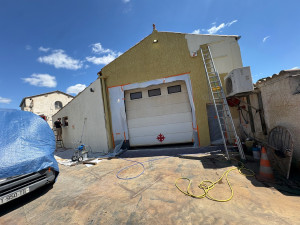 Photo de galerie - Mise en peinture d’une façade 