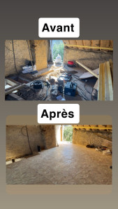 Photo de galerie - Pose de OSB.