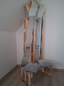 Photo de galerie - Miroir IKEA + palette 