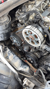 Photo de galerie - Remplacement kit distrbution et pompe à eau sur Opel 1,7 CDTI 
