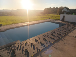 Photo de galerie - Contour de piscine terrasse