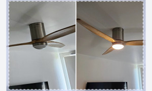 Photo de galerie - Pose ventilateur plafond