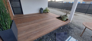 Photo de galerie - Réalisation d'une terrasse en Cumaru