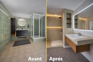 Photo de galerie - Rénovation d'une salle de bain.