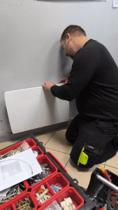 Photo de galerie - Pose de radiateur électrique