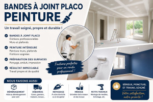 Photo de galerie - Bonde placo,plâtrerie peinture 