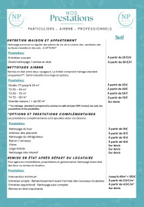 Photo de galerie - Prestation 