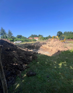 Photo de galerie - Terrassement maison couzeix 