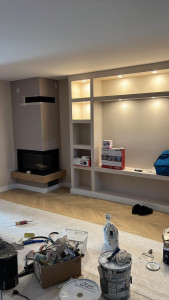 Photo de galerie - Rénovation salle de séjour.
