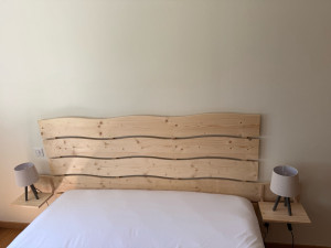 Photo de galerie - Fabrication tête de lit sur mesure 