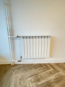 Photo de galerie - Installation d’un nouveau chauffage central avec une modification sur le raccordement départ et retour 