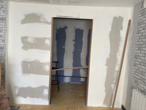 Photo de galerie - Aménagement en placoplatre enduit peinture