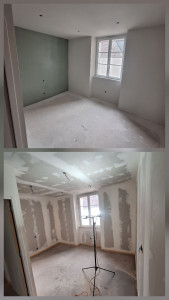 Photo de galerie - Ratissage complet poncage mise en peinture