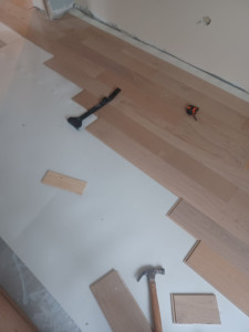 Photo de galerie - Pose de parquet - Revêtement de sol