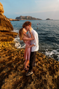 Photo de galerie - Séance Couple au bord de la mer