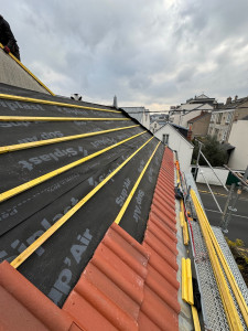 Photo de galerie - Changements couvertures tuiles + Écran sous toiture