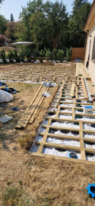 Photo de galerie - Terrasse sur plots et lambourde 120m2