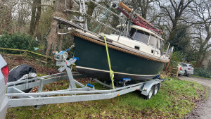 Photo de galerie - Transport d’un bateau de 6m50 de long
