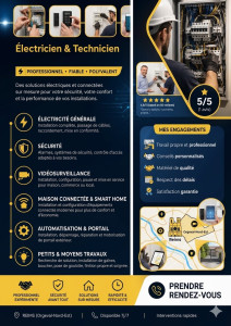 Photo de galerie - Électricien professionnel – Dépannage rapide 7j/7 – Fibre, Alarme, Caméra
