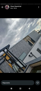 Photo de galerie -  installation de bardage pour les façades