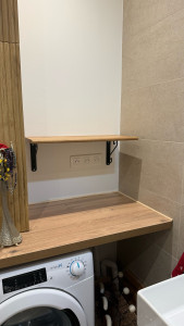 Photo de galerie - Pose d’une étagère !